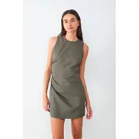 Balmohk Vestido Curto Sem Mangas Stripes