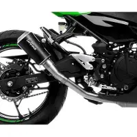 Leovince Silenciador Slip-on Não Homologado Lv-10 Kawasaki Ex 400 18-22/ex 400 Abs 18-23/ninja 500 Abs 24-26
