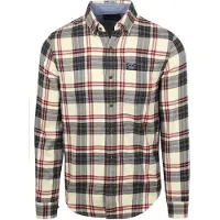 Superdry para homem. M4011047A Camisa castanha de lenhador (XL), Marrom, Casual, Algodão, Manga comprida
