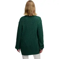 Superdry Suéter Com Decote Em V Oversized Cable