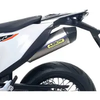 Arrow Silenciador Não Homologado Race-tech Aluminium With Carbon End Cap Ktm 690 Smc R/690 Enduro R ´19-21