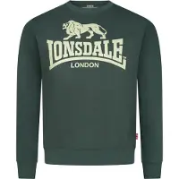 Lonsdale Sweatshirt 'Go Sport' ecru / azul / abe / vermelho
