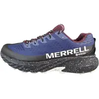 Merrell Sapato baixo 'Agility Peak 5' azul escuro / bordeaux / preto / branco