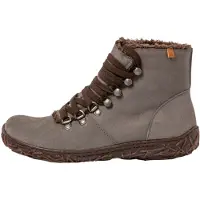 El naturalista para mulher. 254561110005_039 Botins em pele N5456 cinzento (39), Couro, Plano, Cordão, Casual, Cinza
