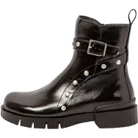 Art para mulher. 11837S101003_001 1837S Oxford Leather Ankle Boots preto (37), Couro, Plano, 1 a 3cm, Zíper, Casual