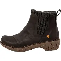 El naturalista para mulher. 2NE234010005_001 Botins de couro agradável preto (38), 3 a 5cm, Nenhum, Casual