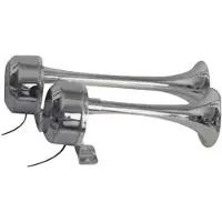 PLASTIMO Duplo Chifre Aço Inoxidável 12v
