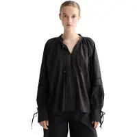 Scotch & Soda Blusa De Manga Comprida Lace And Ties