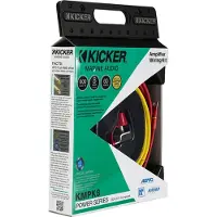 Kicker Kit De Alimentação Para Amplificador Marítimo 8 Awg Estanhado