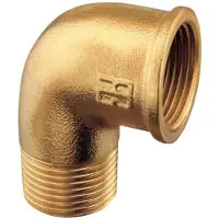 PLASTIMO Conector De Cotovelo Latão M-f 1 1/2´´