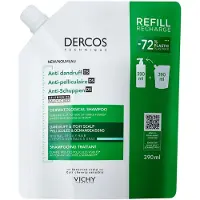 VICHY Dercos Anti-Pelliculaire Shampoo Recarga Oleoso 390ml