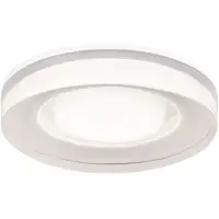 Paulmann Luena candeeiro de teto embutido GU10 IP65 branco
