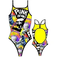Turbo Fato De Banho De Alças Finas Punk London