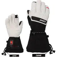 Lenz - Luvas ski mulher - Heat Glove 9.0 Finger Cap Women Blanche / Noir para Mulher - Tamanho M - Branco