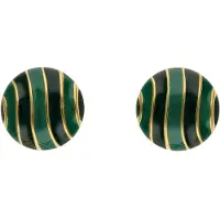 NAEMI Brincos ouro / verde / preto