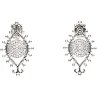 NAEMI Brincos transparente / branco