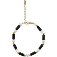 NAEMI Pulseira ouro / preto / branco