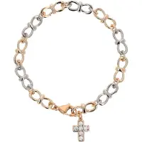 Faina Pulseira ouro rosa / prata