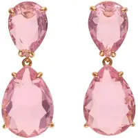 NAEMI Brincos ouro / cor-de-rosa