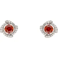 NAEMI Brincos vermelho / prata / branco