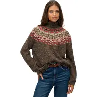 Superdry Camisola De Gola Alta Fairisle