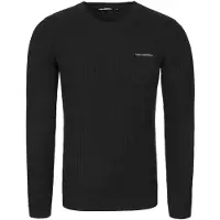 Karl Lagerfeld Pullover ' 655030 ' preto / branco
