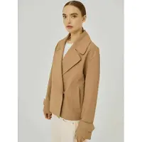 Norr Blazer 'Eluna' bege escuro