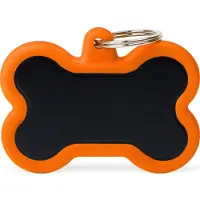 My Family Placa De Identificação Para Pet Hushtag Xl Osso