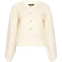 Usha Casaco de malha branco lã
