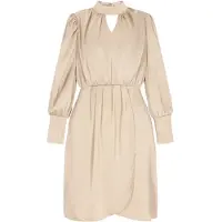 Faina Vestido de cocktail bege