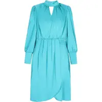 Faina Vestido de cocktail turquesa