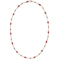 NAEMI Colar ouro / vermelho
