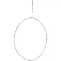 NAEMI Colar ouro / branco pérola