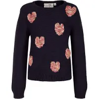 Happy girls Pullover navy / mistura de cores