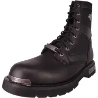 Harley Davidson Bota com atacadores preto