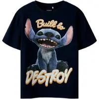 Name it Camiseta De Manga Curta Nila Stitch Regular