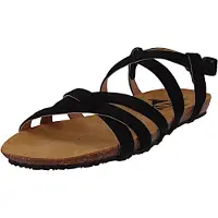 Plakton Sandálias com tiras 'Mam Vali' preto