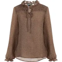 Dreimaster Blusa pueblo / umbra / castanho claro