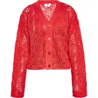 Mymo Casaco de malha vermelho