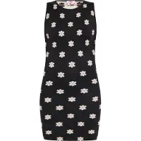 Mymo Vestido de malha cor-de-rosa / preto / branco