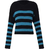 Mymo Pullover azul claro / preto