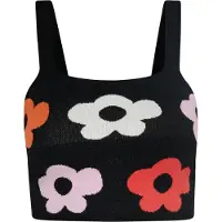 Mymo Top mistura de cores / preto