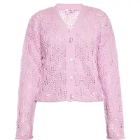 Mymo Casaco de malha cor-de-rosa