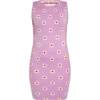 Mymo Vestido de malha bege / roxo