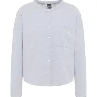Dreimaster Maritim Casaco em moletão acinzentado / branco