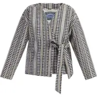 Dreimaster Casaco de malha navy / branco lã
