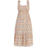 Mymo Vestido de verão creme / laranja / rosa / preto