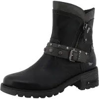 Mustang Botas cinzento escuro / preto