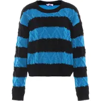 Mymo Pullover azul real / preto
