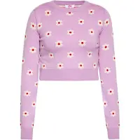 Mymo Pullover bege / ameixa / vermelho